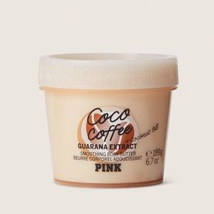 PINK Coco Coffee Butter / Guarana Extract + coconut oil / 24-hour hydrating